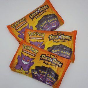 3 Bags Pokemon TCG Trick or Trade BOOster Bundle -Lot of 3 Sealed Bags 360 cards